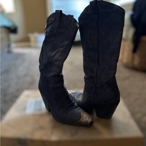 FP Movement by Free People Black Heeled Boots